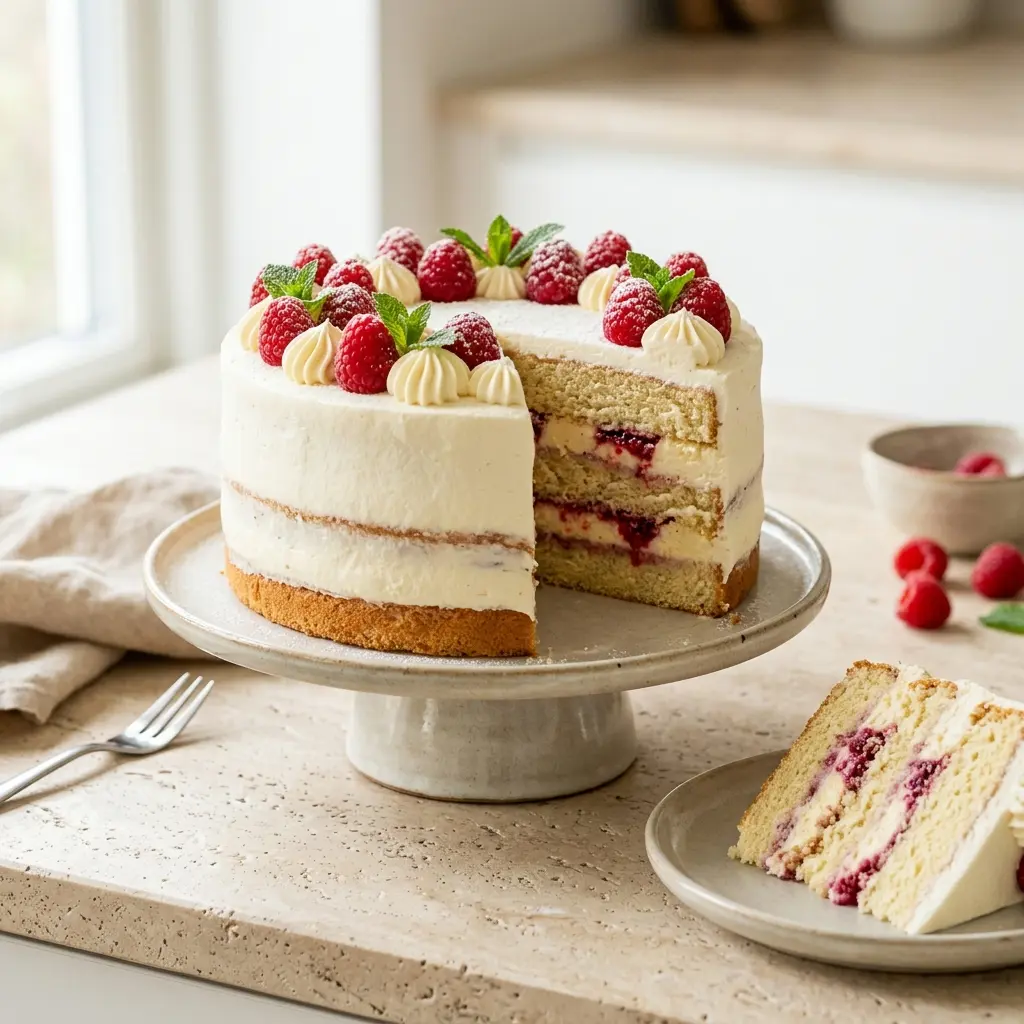 Fotó a tálalásra kész Réteges torta ételről